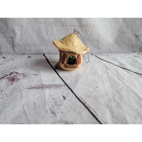 Mushroom House Hallmark 1978 Animal Home Ornament Tree Trimmer Collection Vintag - Picture 3 of 7